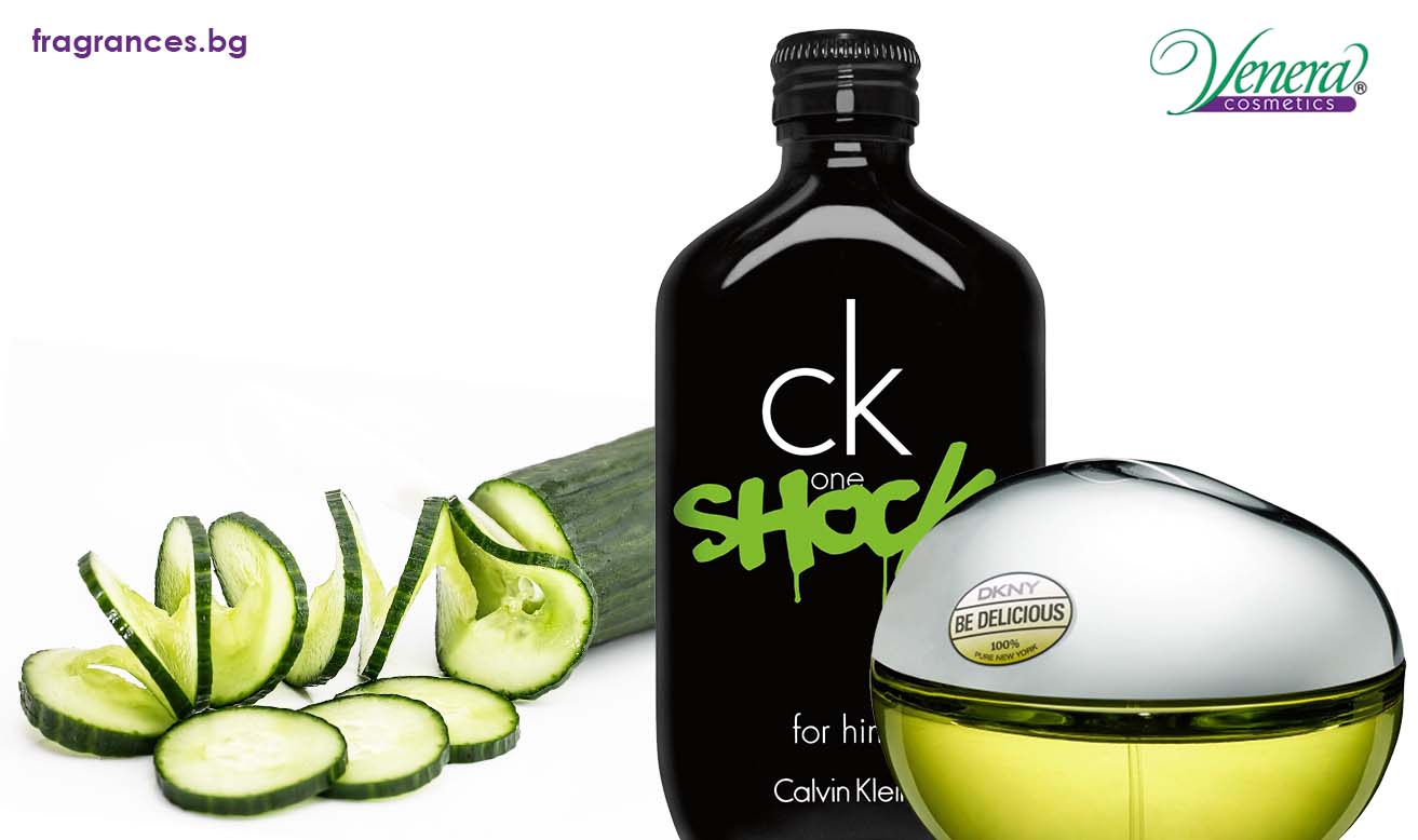 Perfumes with cucumber